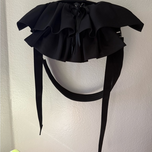 Simone Rocha Black Ruffled Bag - Picture 3 of 11